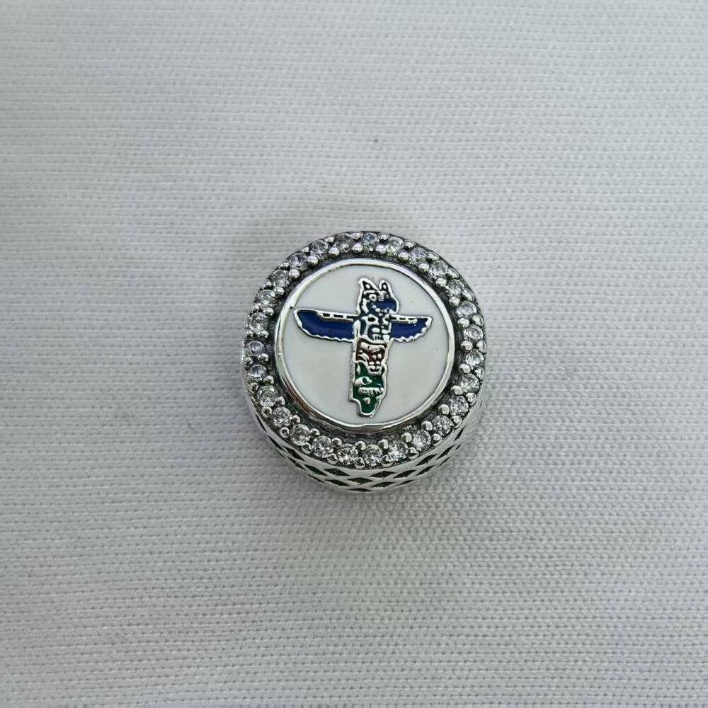 Pandora Alaska Charm Ketchikan Heart Charm Pendant, S925 Silver Jewelry